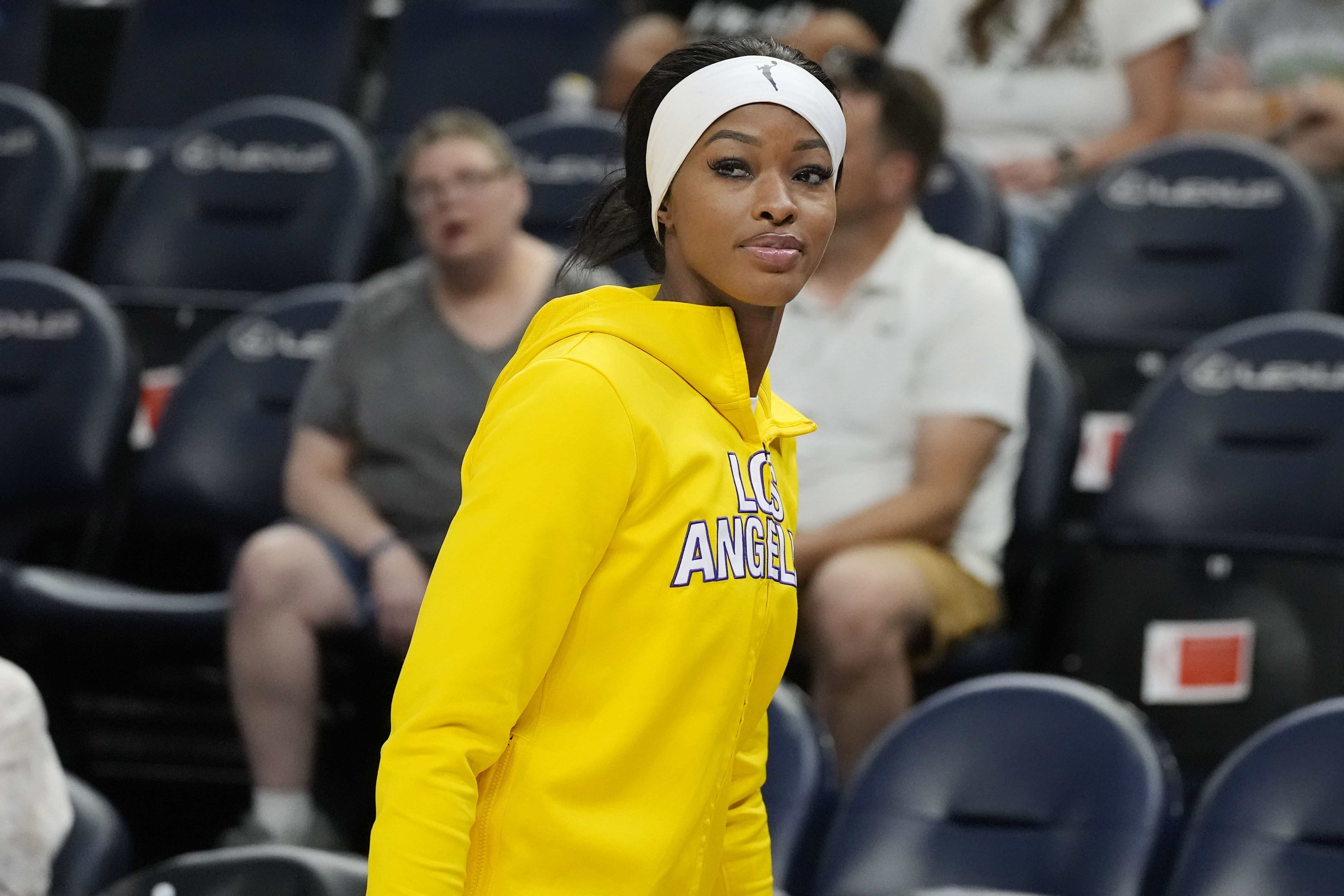 Rickea Jackson was also blocked by Fever rookie. (Photo: IMAGN)